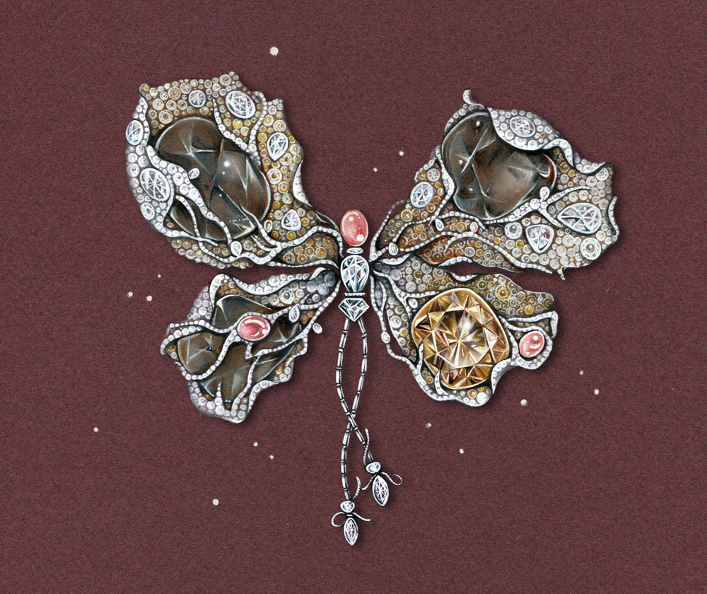 Cindy Chao Butterfly Brooch