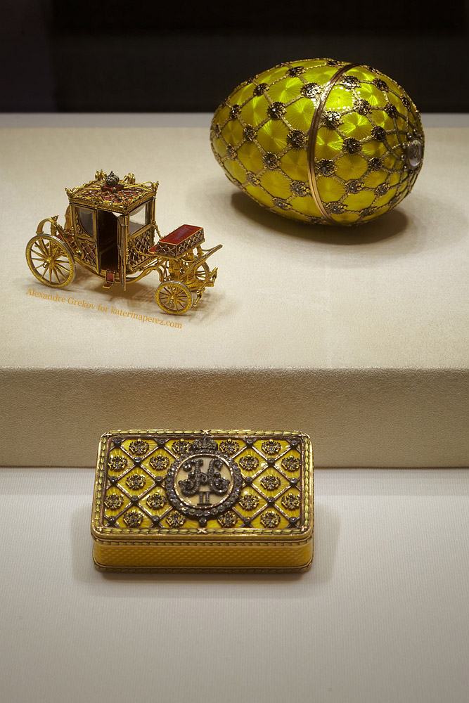 Faberge “Coronation” egg made in 1897 for Empress Alexandra Feodorovna