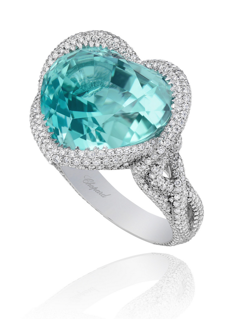 Paraíba Tourmaline Ring from the Red Carpet Collection 2013 Chopard