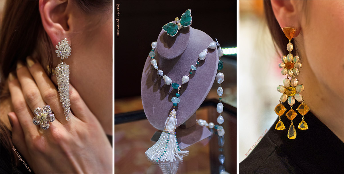Nina Runsdorf jewels at Couture 2014