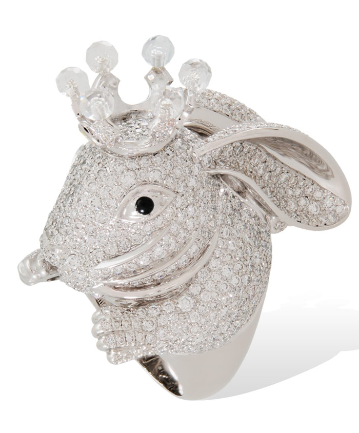 Diamond Bunny from the Animal Farm collection by Lydia Courteille