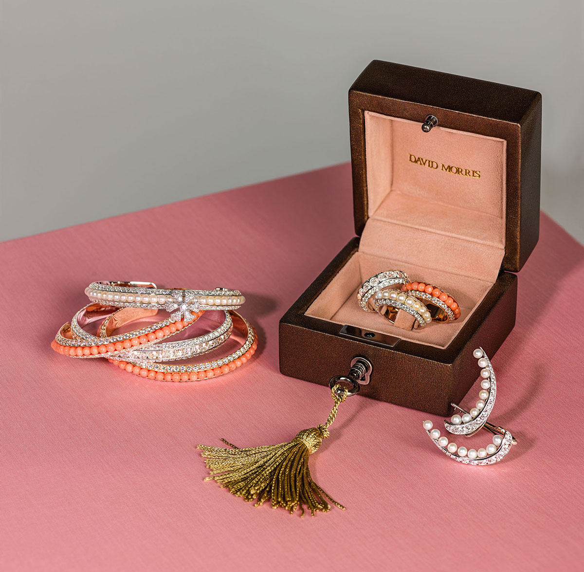 The new Pearl Rose collection by David Morris
