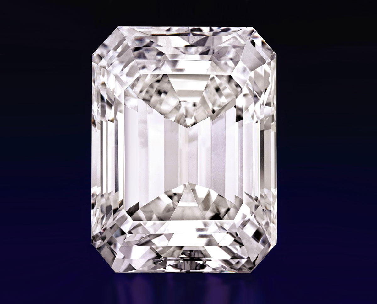 The 100 cts D-IF emerald cut diamond
