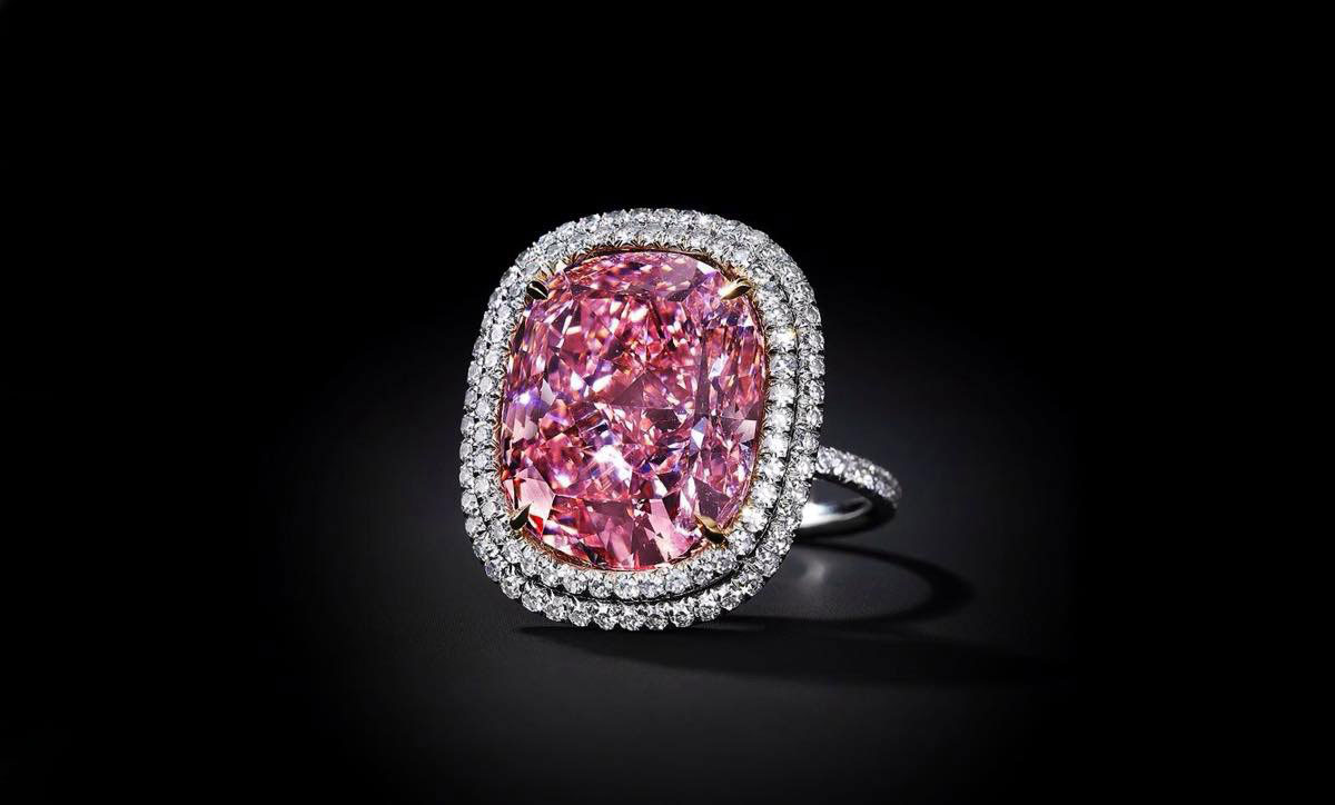 The Sweet Josephine 18.08 cts pink diamond ring