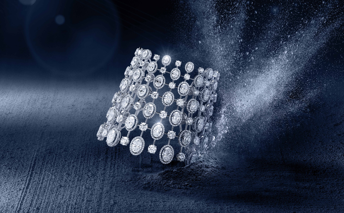 Messika Cassiopée diamond cuff from the Diamants Celestes collection