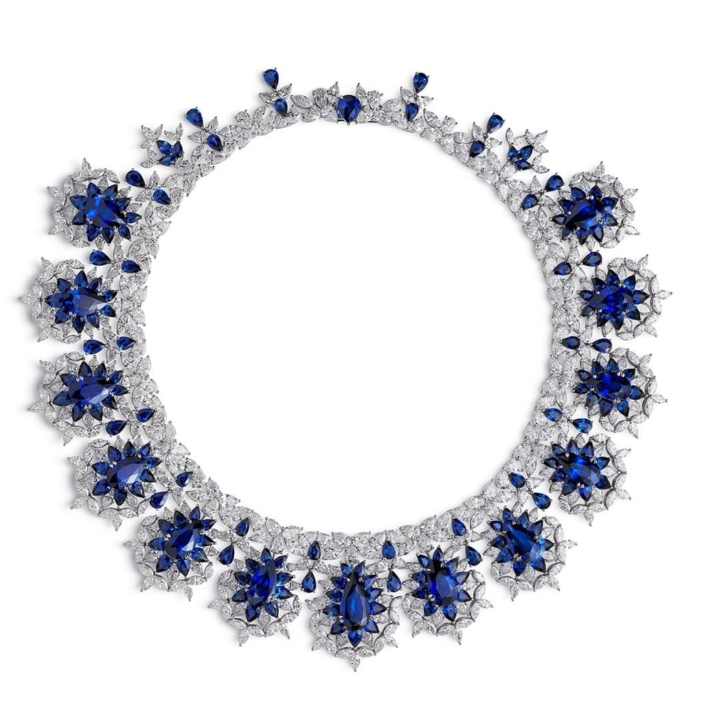 Red Carpet Collection necklace with sapphires and diamonds
