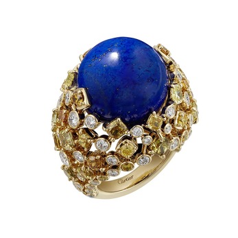'Magnitude' collection ring with lapis lazuli and diamonds