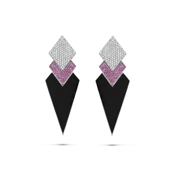 XOIA Pink Sapphire Earrings