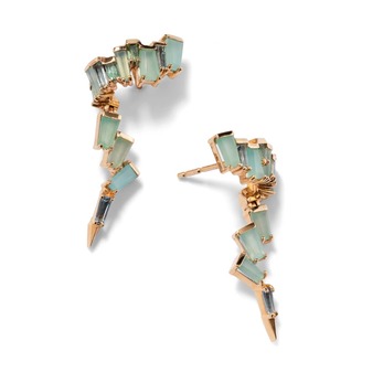 opal and rose gold earrings