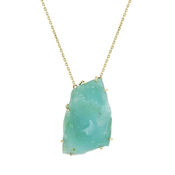 Paraiba Opal Pendant necklace from the Rock Hall III collection
