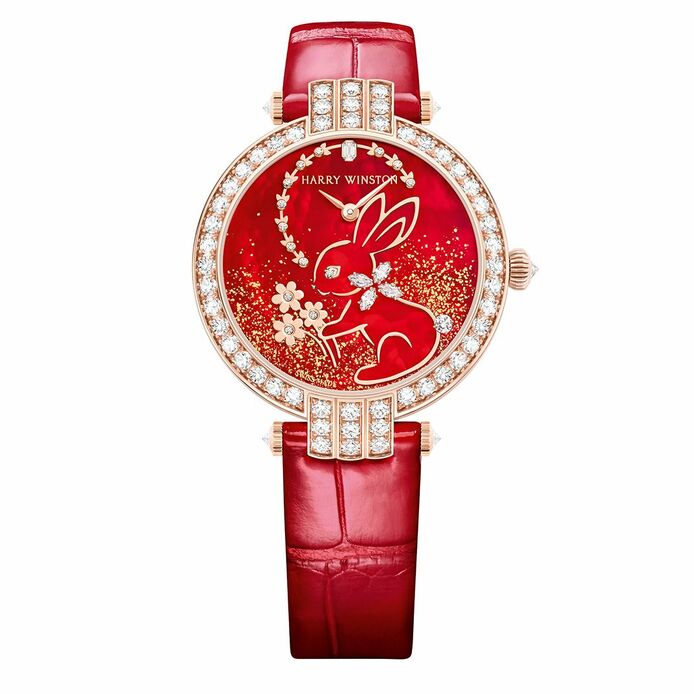 Premier Chinese New Year Automatic 36mm in rose gold and diamond