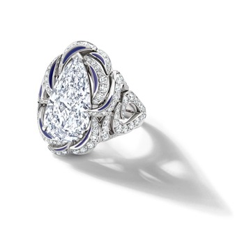 White gold and diamond High Jewellery ring