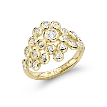 Dodola Pinkie ring in gold and diamond 