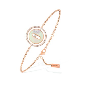 Lucky Move bracelet in rose gold and mother-of-pearl  