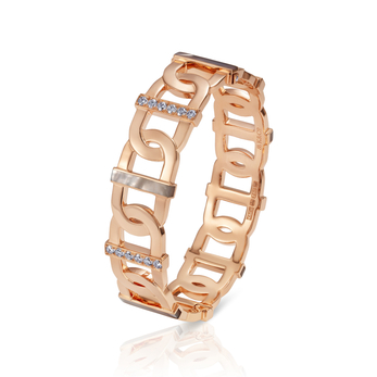 Super Power bracelet from the Vitamin Pink collection with mother-of-pearl and diamonds in rose gold