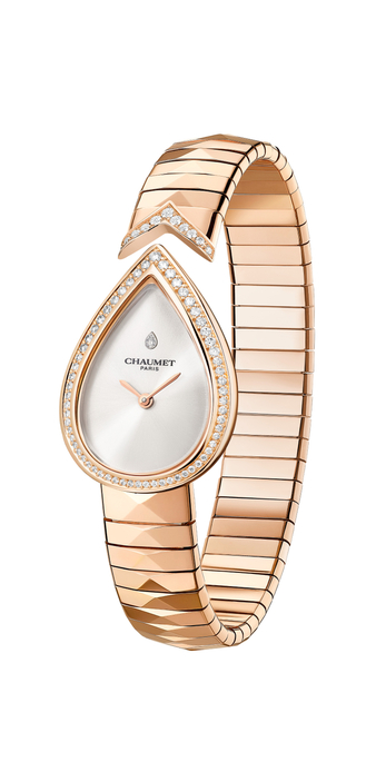 Joséphine Aigrette watch with a mother-of-pearl dial in rose gold