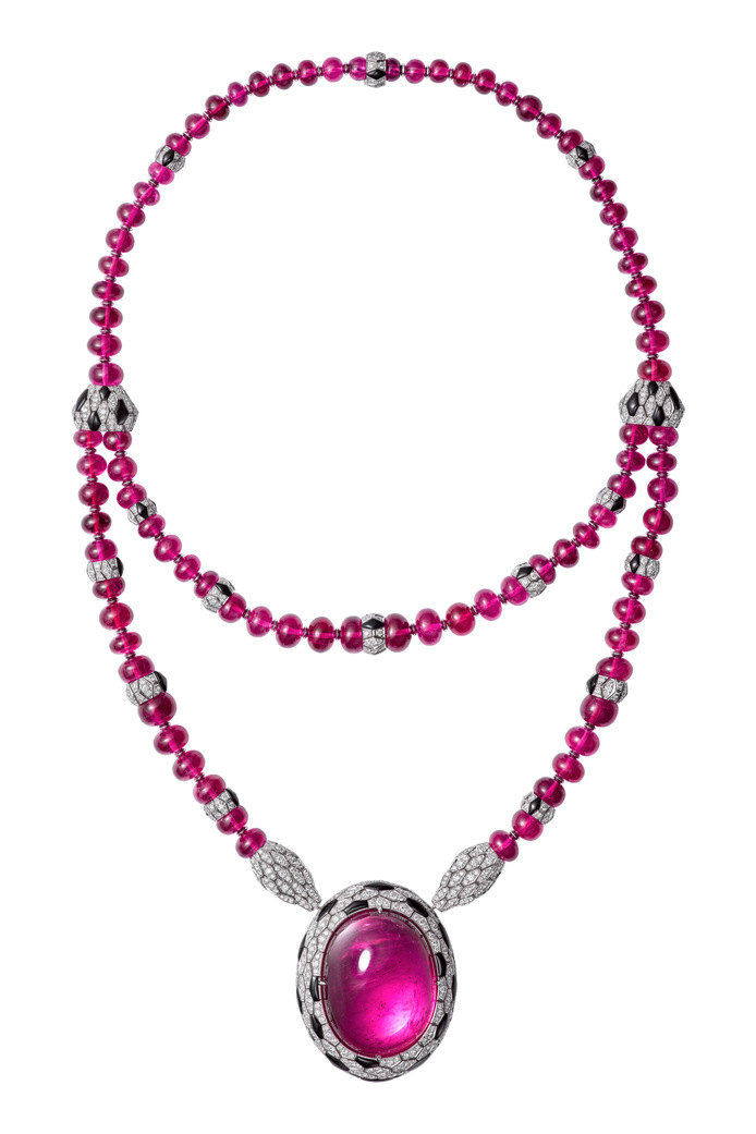 Cartier rubellite necklace from the Resonance de Cartier collection
