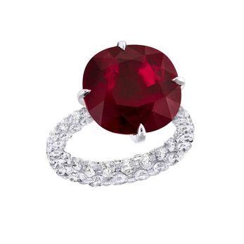 Кольцо Boghossian с рубином и бриллиантами